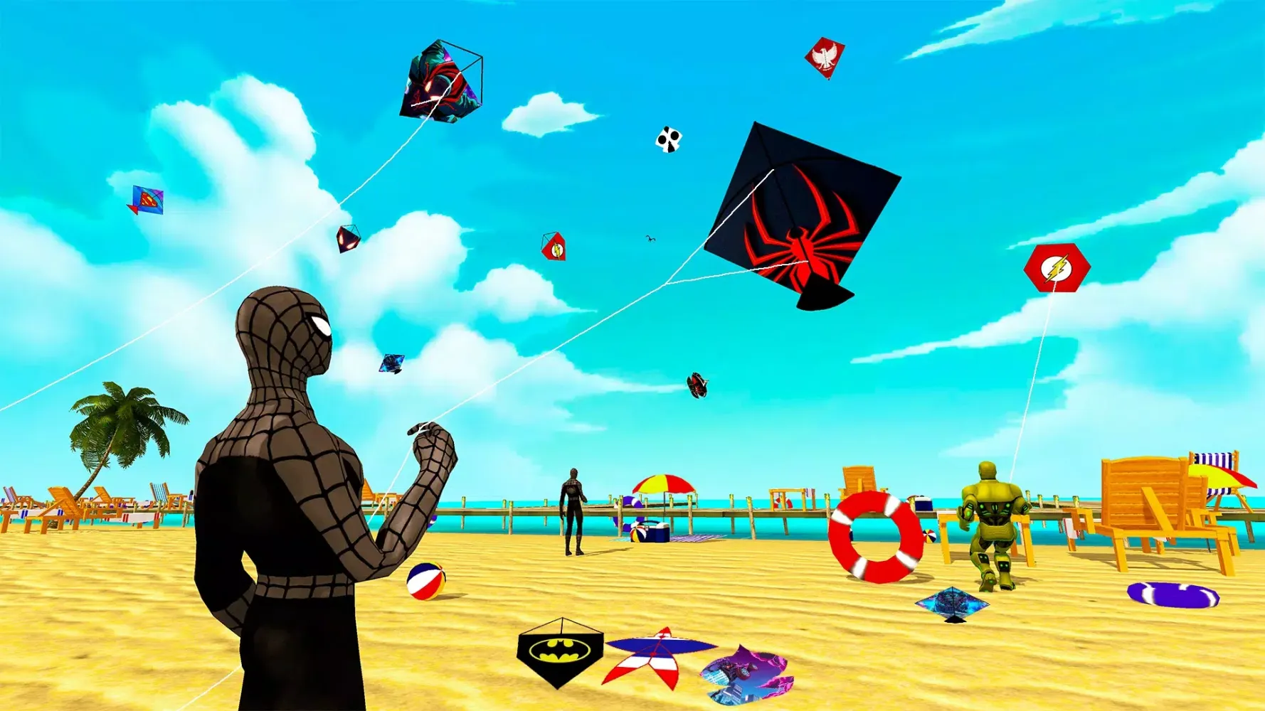 Superhero Kite Game سکرین شاٹس