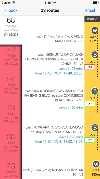 Dallas Public Transport Guide Ekran Görüntüleri