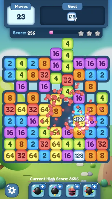 Capturas de pantalla de 2048 Blast