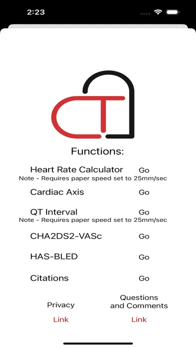The Cardiac Calculator स्क्रीनशॉट