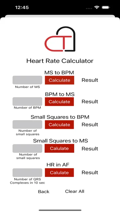 The Cardiac Calculator स्क्रीनशॉट