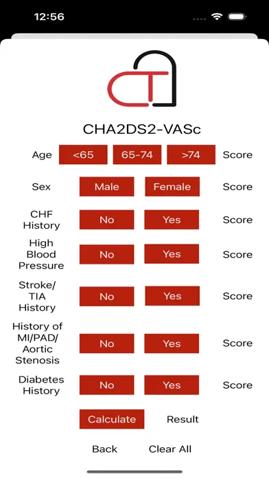 The Cardiac Calculator स्क्रीनशॉट