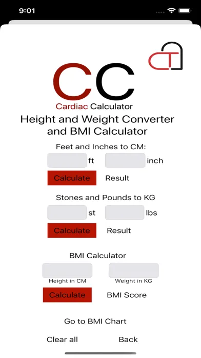 The Cardiac Calculator स्क्रीनशॉट