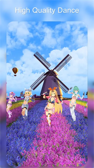 Capturas de tela do Dancing Girl MMD