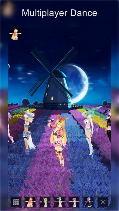 Capturas de tela do Dancing Girl MMD