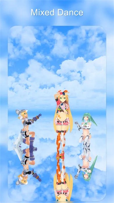 Capturas de tela do Dancing Girl MMD