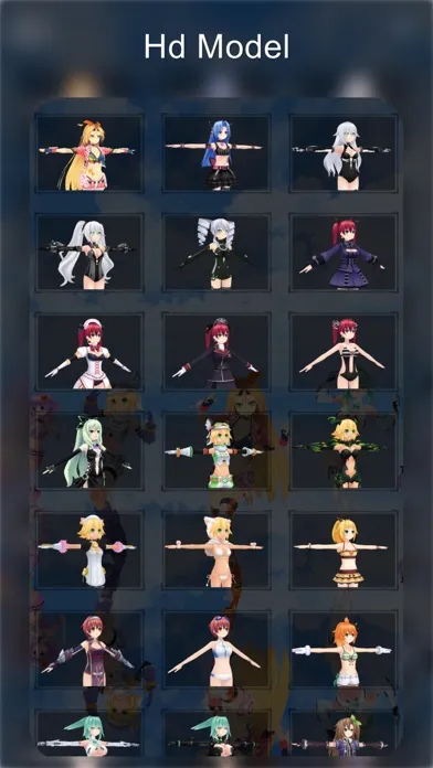 Capturas de tela do Dancing Girl MMD