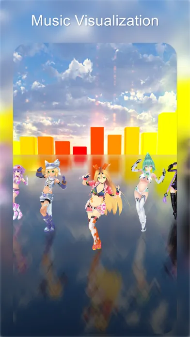 Capturas de tela do Dancing Girl MMD