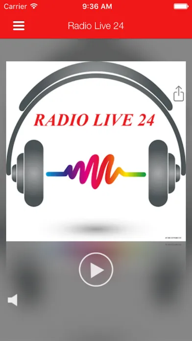 Capturas de tela do Radio Live 24