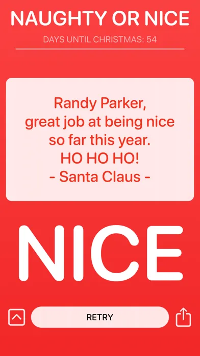 Santa's Naughty or Nice List ◌应用截图