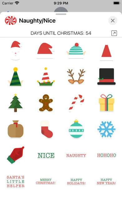 Santa's Naughty or Nice List ◌应用截图
