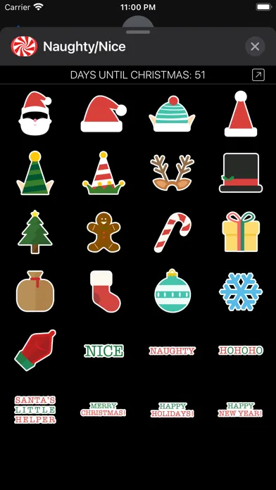 Santa's Naughty or Nice List ◌应用截图
