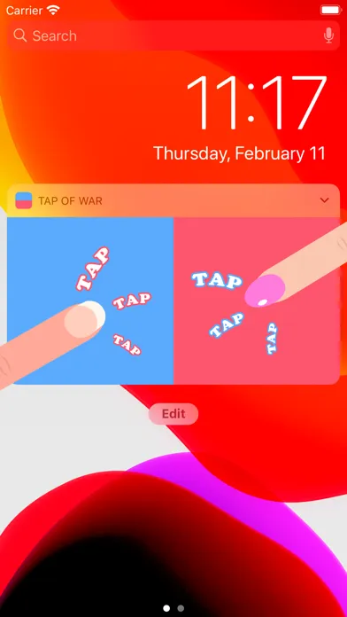 Скриншоты Tap of War - Widget Game