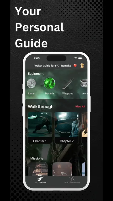Pocket Guide for FFVII: Remake Ekran Görüntüleri