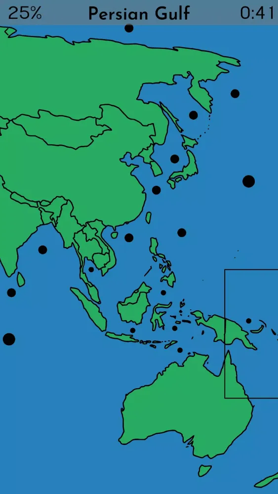 Tangkapan skrin Geography Quiz 2023