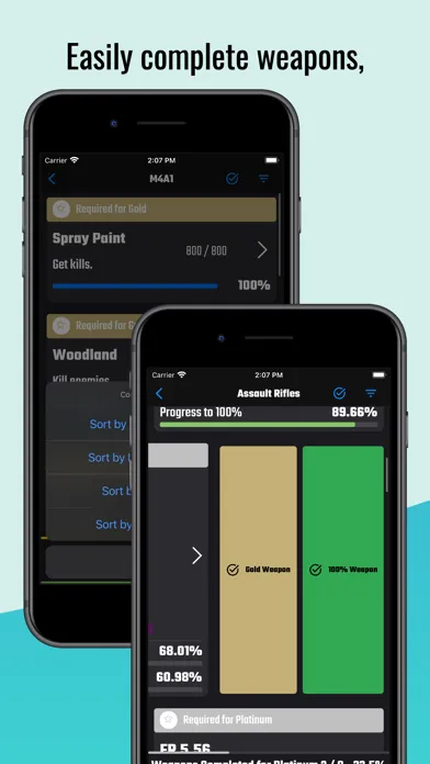 MW Camo Tracker سکرین شاٹس