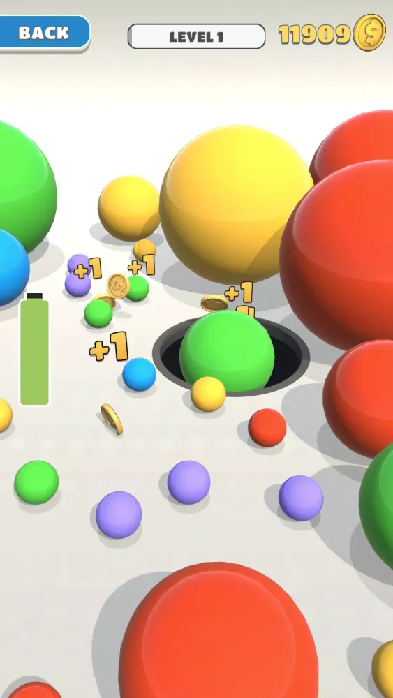 Capturas de tela do Fit In Hole!