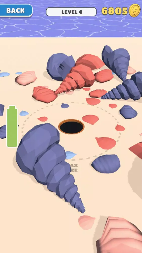 Capturas de tela do Fit In Hole!