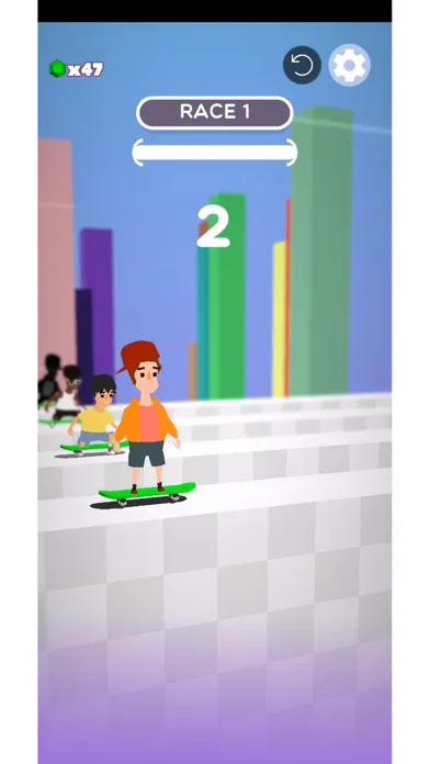 Skater Racing 3D سکرین شاٹس