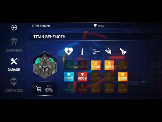 Tangkapan layar Star Titan iPad 
