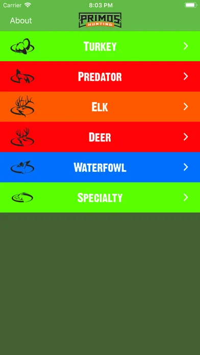 Zrzuty ekranu Primos Hunting Calls