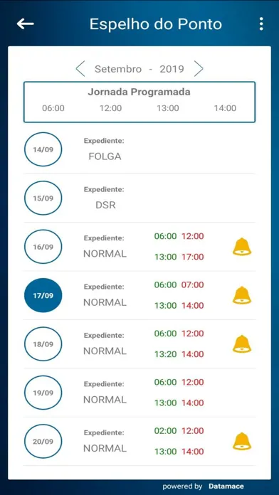 Captures d'écran de MyDtm Datamace