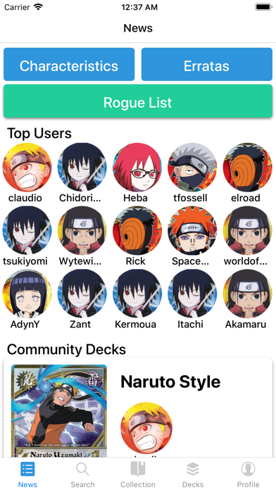 Card Collector: Naruto Edition Screenshots