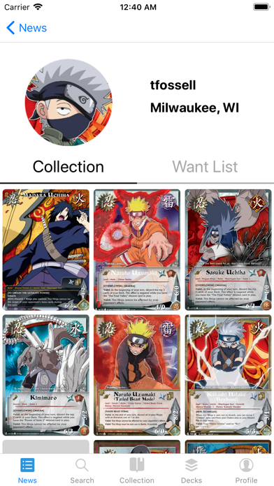 Card Collector: Naruto Edition Screenshots