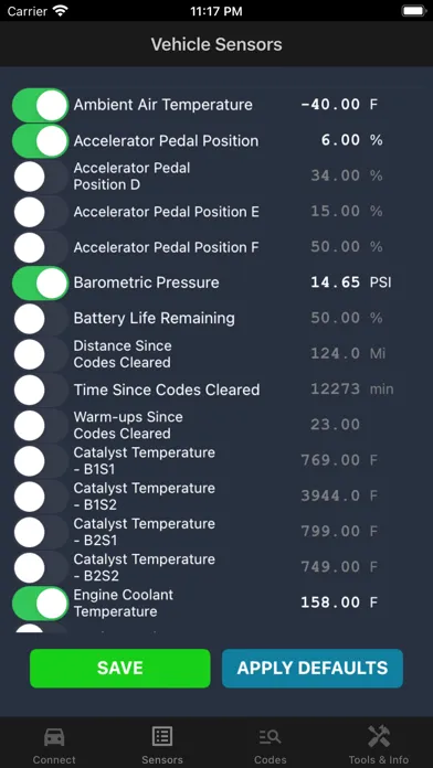 Ảnh chụp màn hình của Dauntless OBD