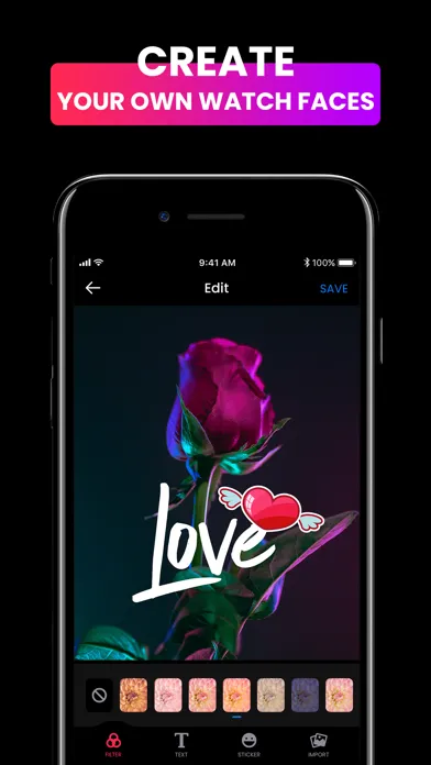 Скриншоты Watch Faces: Wallpaper Maker