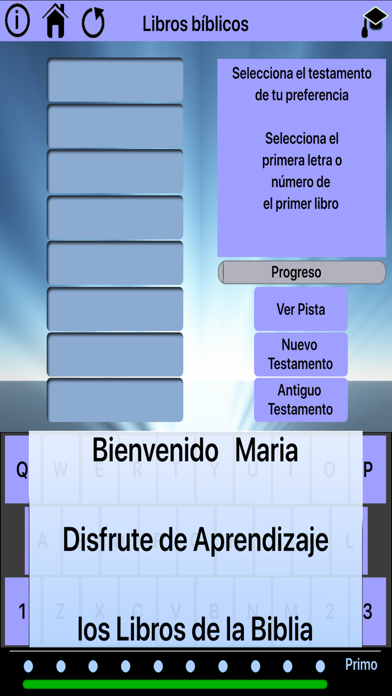 Zrzuty ekranu Aprenda Libros de la Biblia