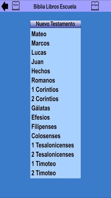 Zrzuty ekranu Aprenda Libros de la Biblia