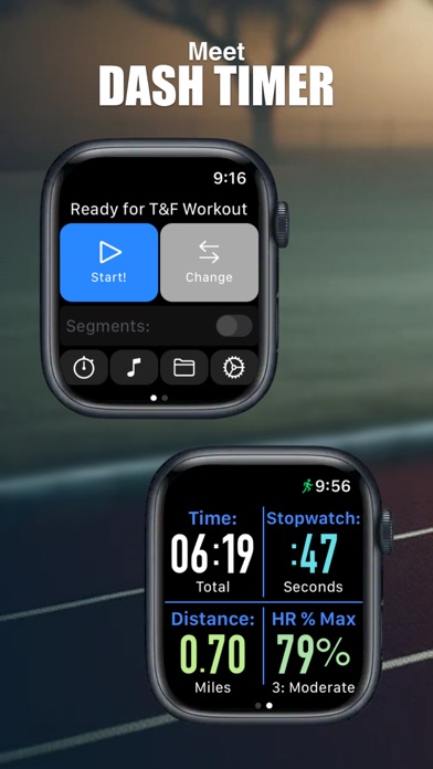 Dash Timer: Track & Field + سکرین شاٹس