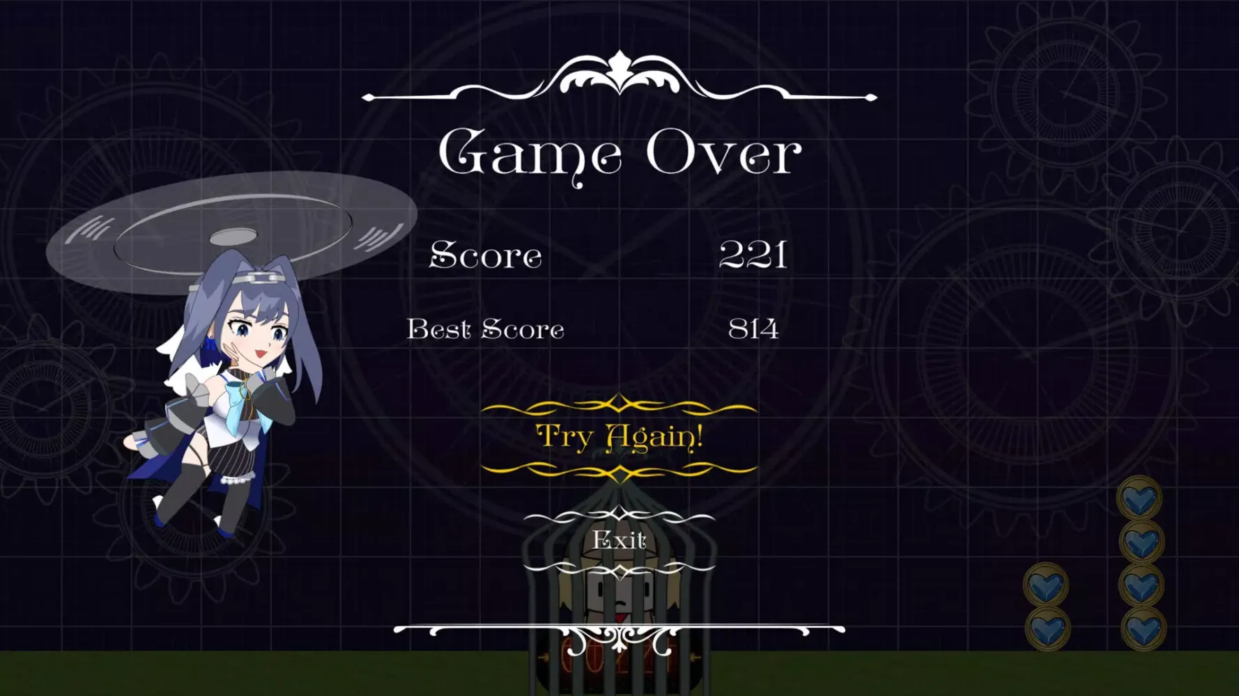 Tangkapan layar Chrono Crux (Hololive Fangame)