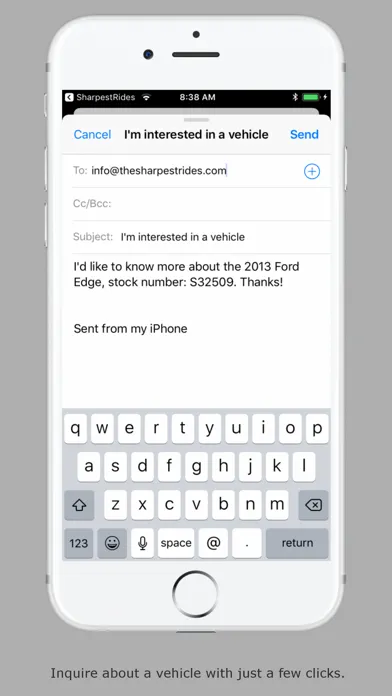 Tangkapan skrin The Sharpest Rides App