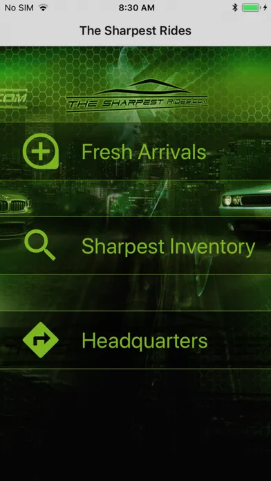 Tangkapan skrin The Sharpest Rides App