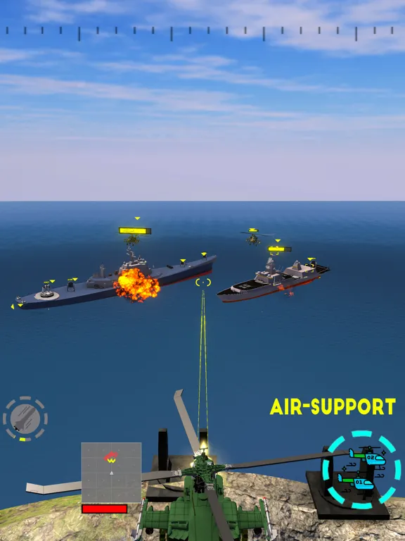 Tangkapan skrin Apache Attack : Global Warfare iPad 