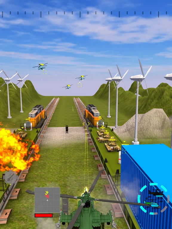 Tangkapan skrin Apache Attack : Global Warfare iPad 