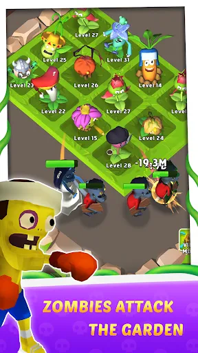 Merge Plants 3D-Garden Defense Screenshots