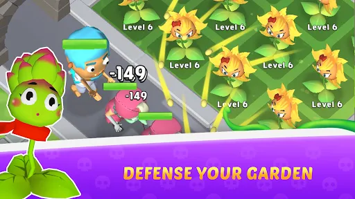 Merge Plants 3D-Garden Defense Screenshots