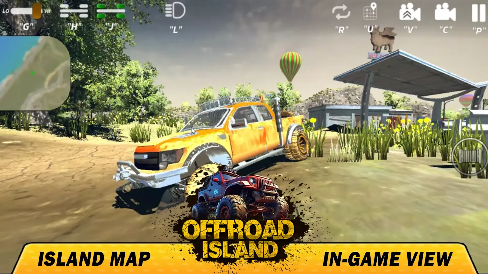 Tangkapan layar Offroad Island