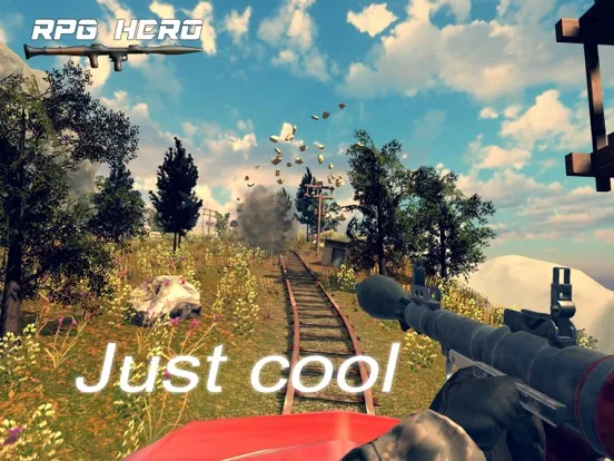 Ảnh chụp màn hình của RPG Hero: Bazooka Shooter iPad 