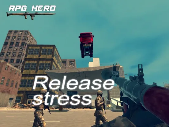 Ảnh chụp màn hình của RPG Hero: Bazooka Shooter iPad 