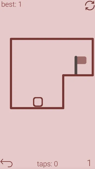 Tangkapan skrin Square1 - Minimalist 2D Game