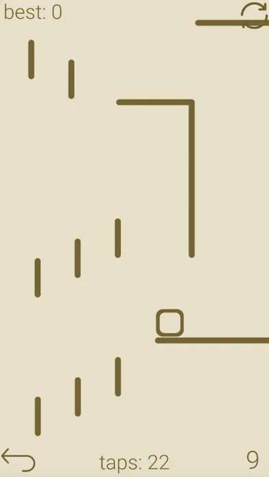 Tangkapan skrin Square1 - Minimalist 2D Game
