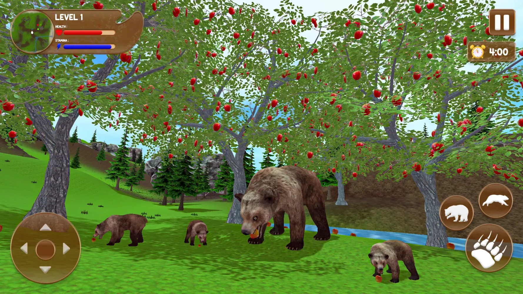 Zrzuty ekranu Bear Games: Bear Simulator 3D