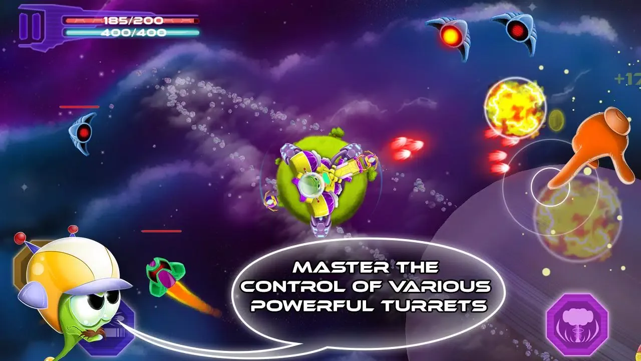 Screenshot di Space Defense