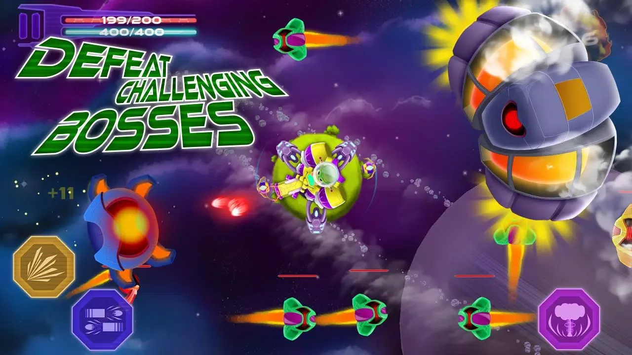 Screenshot di Space Defense