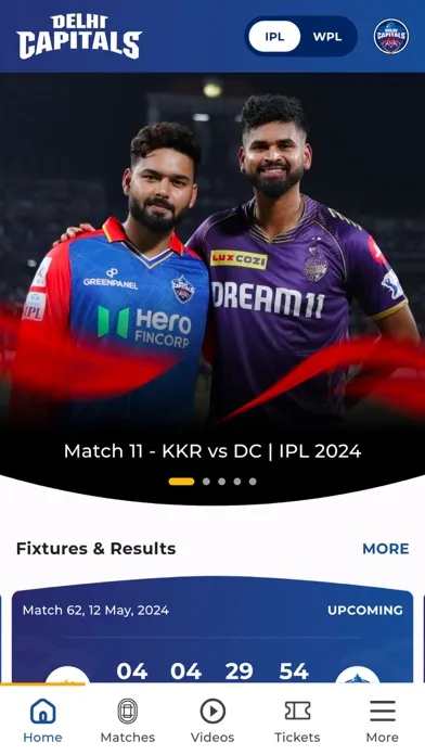 Delhi Capitals Official App Ekran Görüntüleri