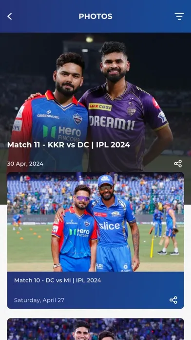 Delhi Capitals Official App Ekran Görüntüleri